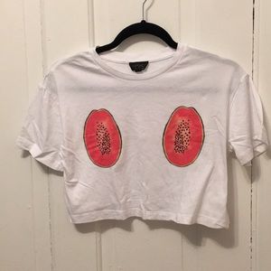 Watermelon crop top